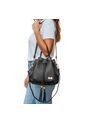 Bolso Cartera Mujer Dama Karla Chacon Iris Negro de KARLA CHACON