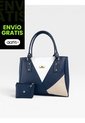 Bolso Dama Cartera Mujer Karla Chacon Olga Azul de KARLA CHACON