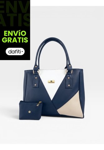 Bolso Dama Cartera Mujer Karla Chacon Olga Azul KARLA CHACON