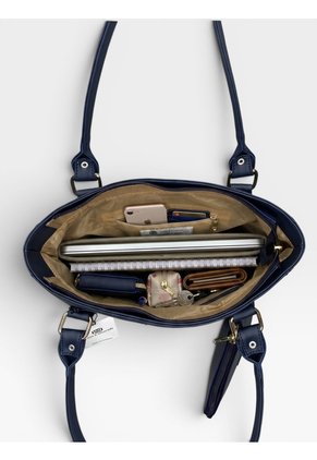 Bolso Dama Cartera Mujer Karla Chacon Olga Azul