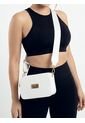 Bolso Manos Libres De Dama Mujer Karla Chacon Evah Blanco de KARLA CHACON