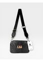 Bolso Bandolera Manos Libres De Dama Mujer Karla Chacon Evah Negro de KARLA CHACON