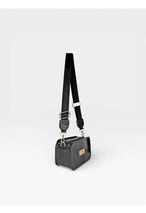 Bolso Bandolera Manos Libres De Dama Mujer Karla Chacon Evah Negro