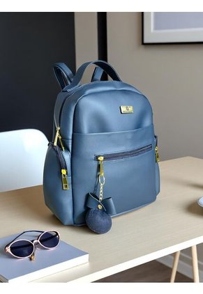 Morral Casual Mediano De Dama Mujer Karla Chacon Naty Azul