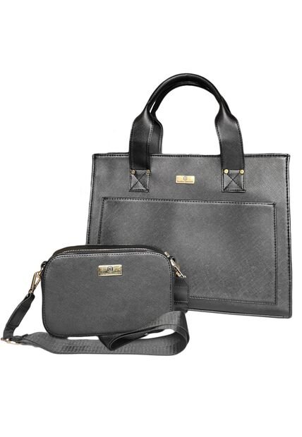 Combo Maletín Ejecutivo Mona + Manos Libres Daya Karla Chacon Negro