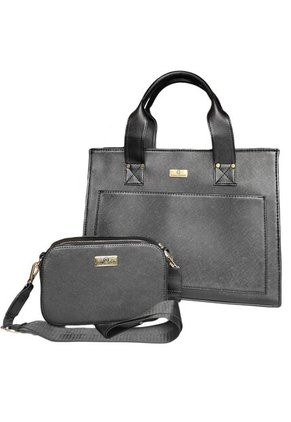 Combo Maletín Ejecutivo Mona + Manos Libres Daya Karla Chacon Negro