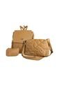 Combo Set Morral Pace + Manos Libres Cuba + Monedero Karla Chacon Miel de KARLA CHACON