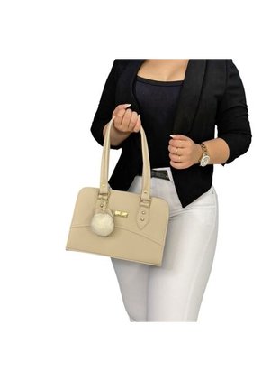 Bolso Cartera De Dama Mujer Karla Chacon June Beige