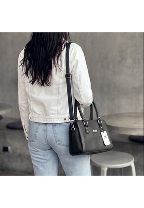 Bolso Cartera De Dama Mujer Karla Chacon June Negro