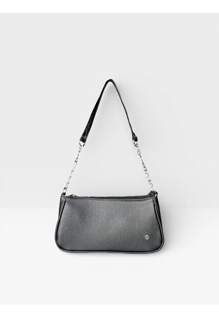 Bolso De Hombro Cartera Mujer Dama Karla Chacon Romy Negro