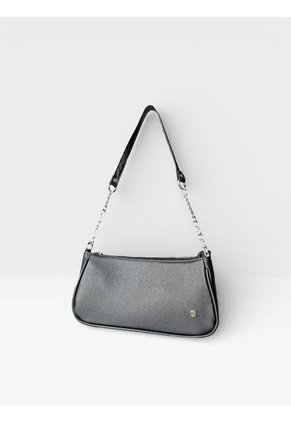 Bolso De Hombro Cartera Mujer Dama Karla Chacon Romy Negro