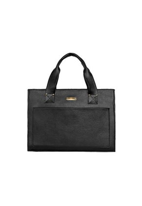 Bolso Dama Cartera Mujer Doble Funcion Mona Negro