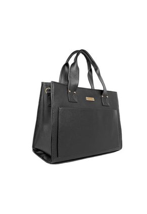 Bolso Dama Cartera Mujer Doble Funcion Mona Negro