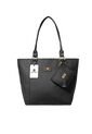 Bolso Dama Cartera Mujer Tote Grande Karla Chacon Mila Negro de KARLA CHACON