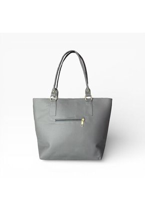 Bolso Mochila Bucket Dama Cartera Mujer Karla Chacon Mila Gris