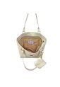Bolso Tote Elegante Para Mujer Con Monedero Karla Chacon Mila Beige de KARLA CHACON