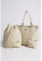 Set De Bolsos Para Mujer Bolso Tote + Bolso Manos Libres + Monedero Karla Chacon de KARLA CHACON