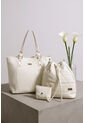 Set De Bolsos Para Mujer Bolso Tote + Bolso Manos Libres + Monedero Karla Chacon de KARLA CHACON