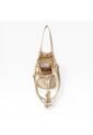 Bolso Mochila Bucket Strap Removible Cartera Mujer Dama Karla Chacon Iris Beige de KARLA CHACON