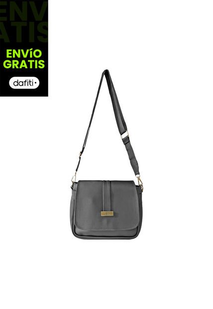 Bolso Manos Libres De Dama Mujer Karla Chacon Lady Negro