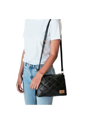 Bolso Manos Libres De Dama Mujer Karla Chacon Cuba Negro