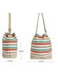 Bolso Manos Libres Bucket Dama Mujer Karla Chacon Aria Beige de KARLA CHACON