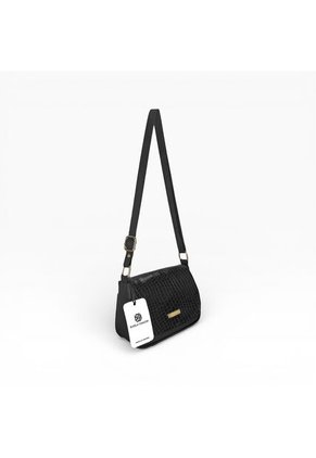 Combo Set Morral Nely + Manos Libres Lara Karla Chacon Negro