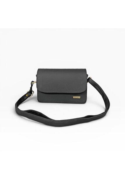 Bolso Manos Libres Casual Karla Chacon Nova Negro
