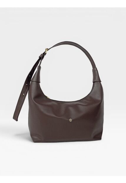 Bolso De Hombro Hobo Mediano Cartera Mujer Dama Karla Chacon Anne Cafe