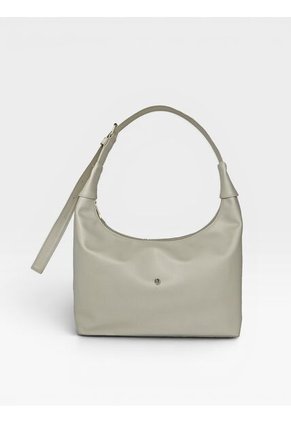 Bolso De Hombro Hobo Mediano Cartera Mujer Dama Karla Chacon Anne Beige