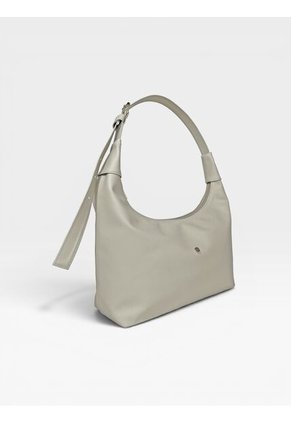 Bolso De Hombro Hobo Mediano Cartera Mujer Dama Karla Chacon Anne Beige