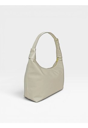 Bolso De Hombro Hobo Mediano Cartera Mujer Dama Karla Chacon Anne Beige