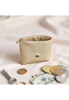 Monedero Pequeño Dama Mujer Karla Chacon Viky Dorado