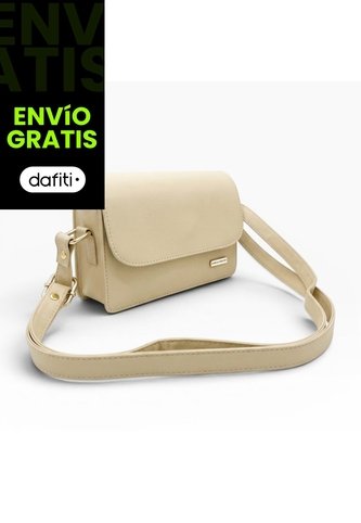 Bolso Manos Libres Casual Karla Chacon Nova Beige KARLA CHACON