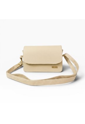 Bolso Manos Libres Casual Karla Chacon Nova Beige