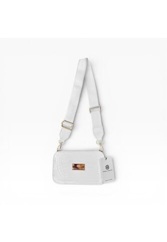 Bolso Manos Libres De Dama Mujer Karla Chacon Evah Blanco KARLA CHACON