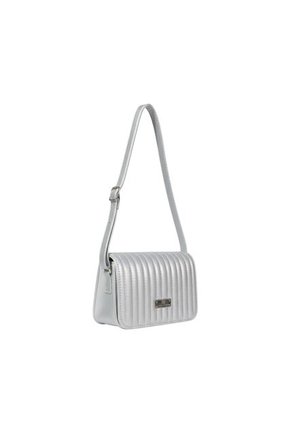 Bolso Cartera Manos Libres Dama Mujer Karla Chacon Baru Plata