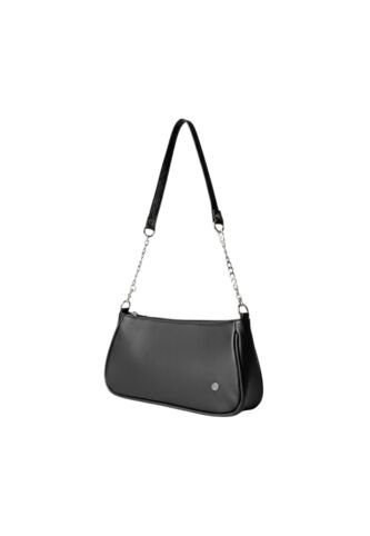 Bolso De Hombro Cartera Mujer Dama Karla Chacon Romy Negro KARLA CHACON