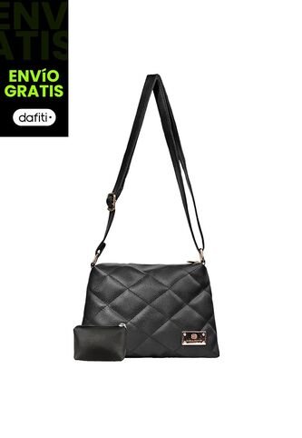 Bolso Manos Libres De Dama Mujer Karla Chacon Cuba Negro KARLA CHACON