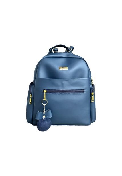 Morral Casual Mediano De Dama Mujer Karla Chacon Naty Azul