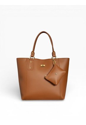 Set De Bolsos Para Mujer Bolso Tote Mila + Bolso Manos Libres Nova + Monedero Karla Chacon Beige