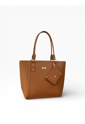 Set De Bolsos Para Mujer Bolso Tote Mila + Bolso Manos Libres Nova + Monedero Karla Chacon Beige