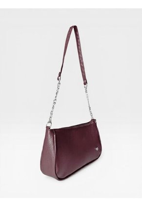 Bolso De Hombro Cartera Mujer Dama Karla Chacon Romy Vino