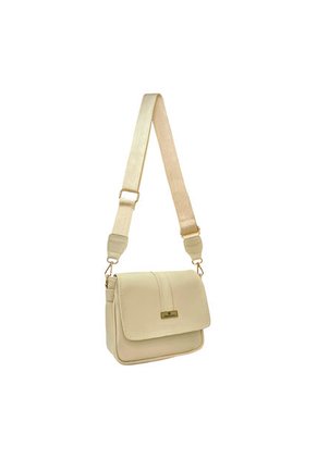 Bolso Manos Libres De Dama Mujer Karla Chacon Lady Beige