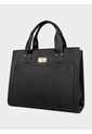 Bolso Mochila Dama Cartera Mujer Doble Función Mona Negro de KARLA CHACON