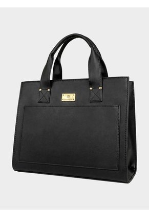 Bolso Mochila Dama Cartera Mujer Doble Función Mona Negro