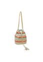 Bolso Manos Libres Bucket Dama Mujer Karla Chacon Aria Beige de KARLA CHACON