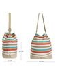 Bolso Manos Libres Bucket Dama Mujer Karla Chacon Aria Beige de KARLA CHACON