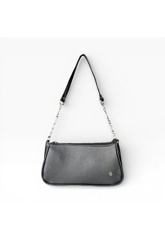 Bolso De Hombro Cartera Mujer Dama Karla Chacon Romy Negro KARLA CHACON