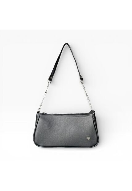 Bolso De Hombro Cartera Mujer Dama Karla Chacon Romy Negro